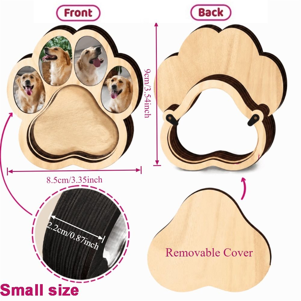 Wooden Pet Fur Keepsake Box Re - Photographic Memory ulasan dan harga