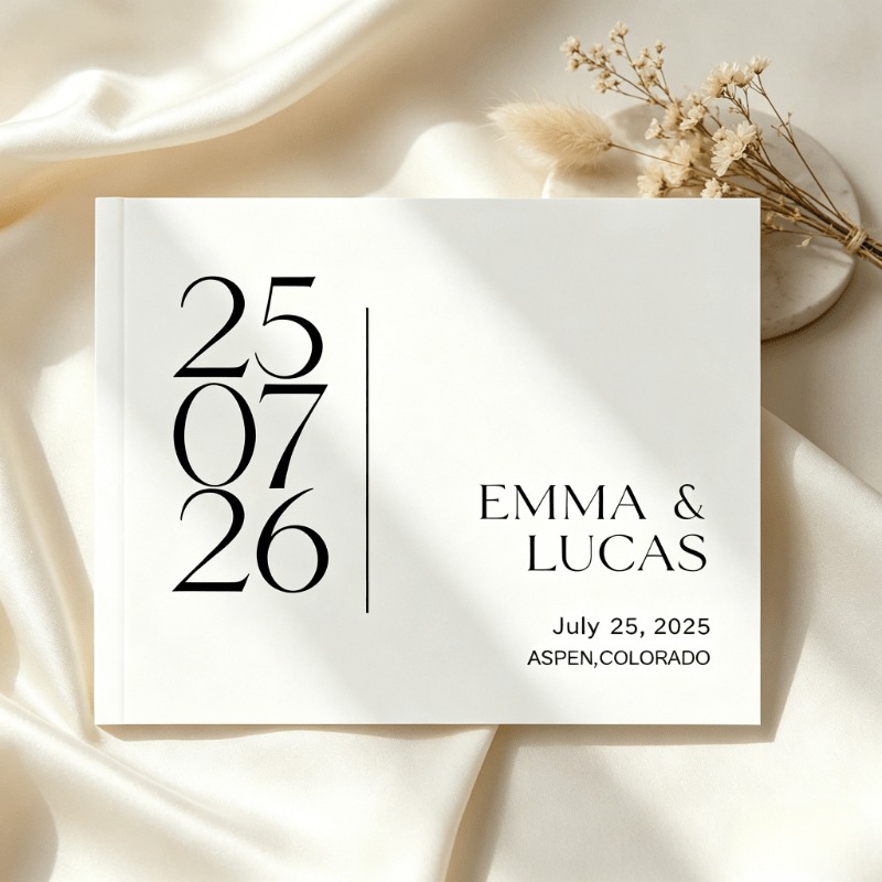 Custom Wedding Guest Book, Gue - Photography Book ulasan dan harga