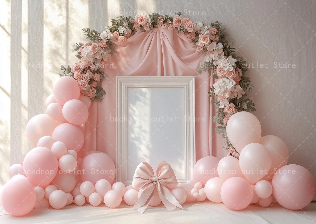 Mehofond Pink Bow Arched Ballo - Photography Cheat Sheet ulasan dan harga