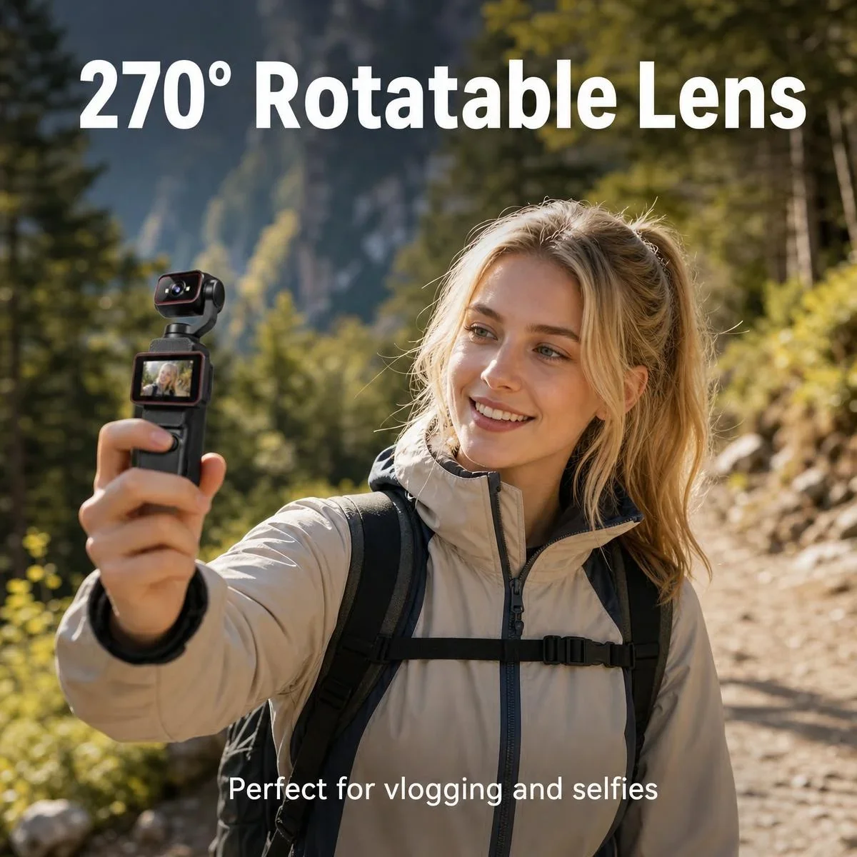 New Pocket Handheld Vlog Camer - Photographic Memory ulasan dan harga