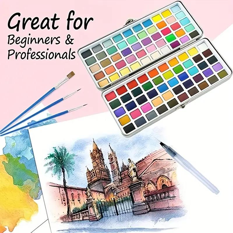 Watercolor Paint with Brushes, - Photography Design ulasan dan harga