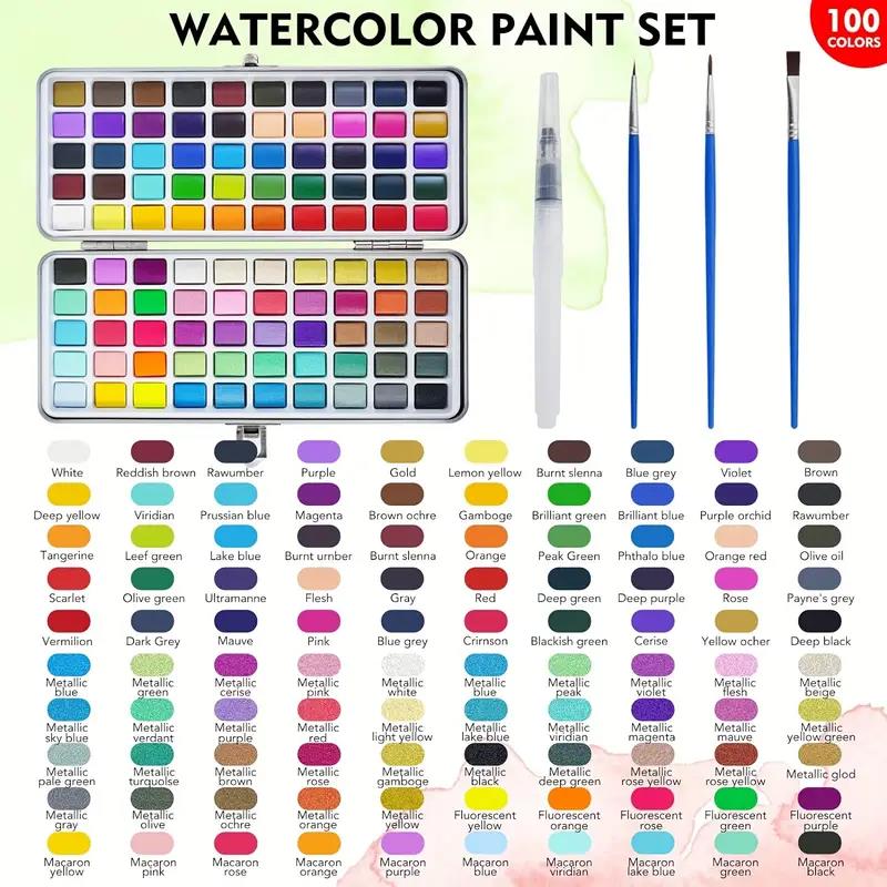 Watercolor Paint with Brushes, - Photography Design ulasan dan harga
