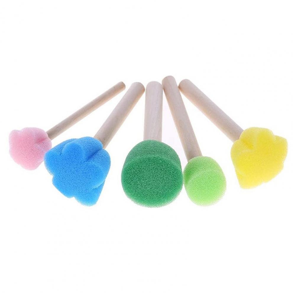 5Pcs/set Art Paint Sponge Stam - Photography Design ulasan dan harga