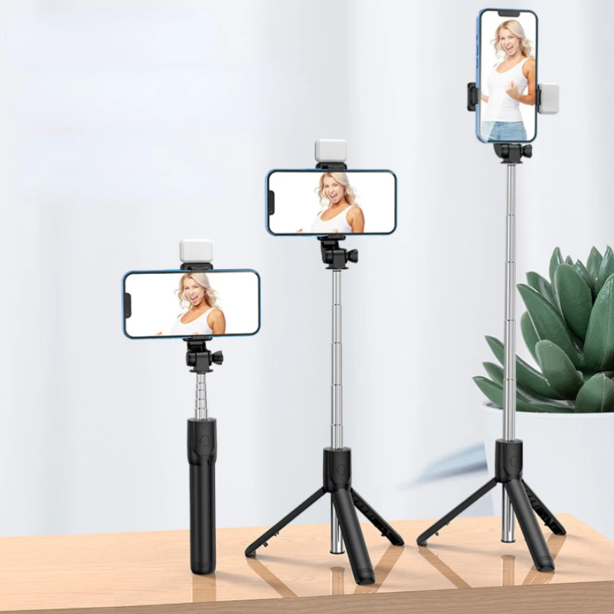Phone Selfie Stick Tripod Blue - Photography Basics ulasan dan harga